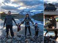 वैन पर दुनिया घूमने निकला यह परिवार