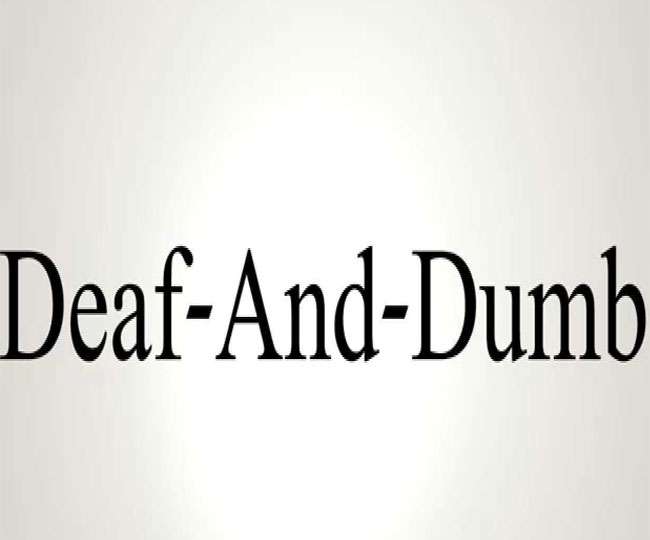 how to say deaf and dumb
