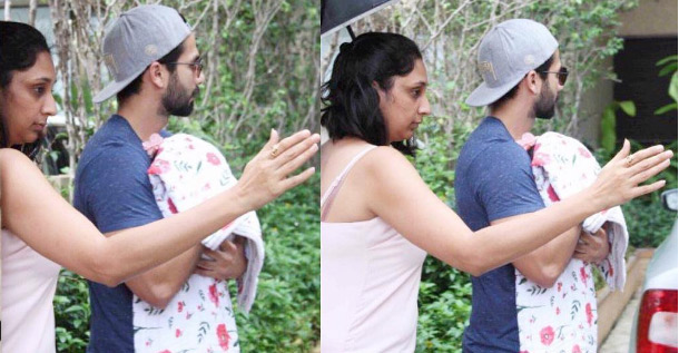 The First Photos Of Shahid Kapoor's Newborn Daughter