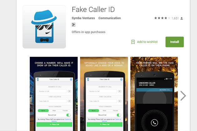 Symba Ventures Fake Caller Id