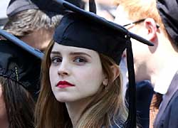 Emma watson graduation speech image