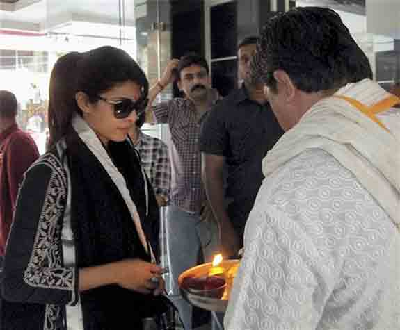 Priyanka Chopra at Vaishno Devi