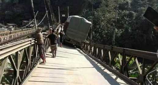 Manipur cut off as crucial Barak Bridge collapses