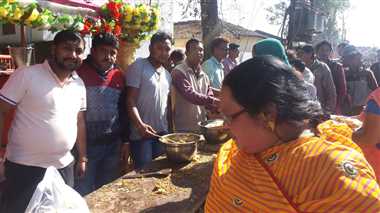 महाकालेश्वर मंदिर में भंडारा