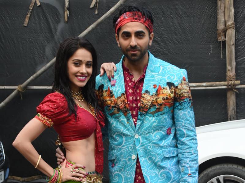 Image result for Ayushmann khurana  and Nusrat bharucha will soon be seen in the remix of song Dhagala Lagali Ka