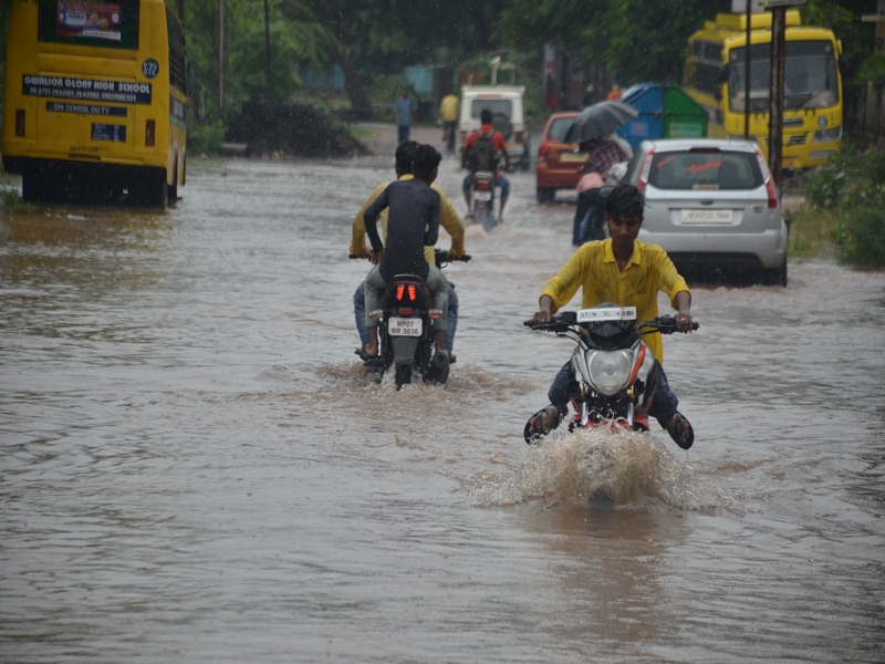 Rain in Gwalior : 9 साल बाद सितà¤à¤¬à¤° मà¥à¤ 18 à¤à¤à¤à¥ मà¥à¤ 5.7 à¤à¤à¤ बारिश