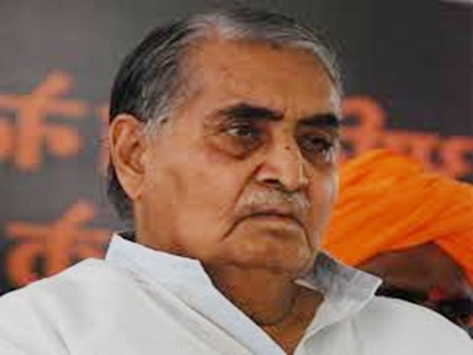 Former Chief Minister Kailash Joshi hospitalized