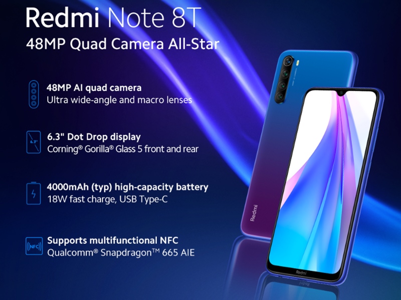 Redmi Note 8T हुआ पेश, लेकिन भारत में नहीं होगा लॉन्च, जानें क्यों