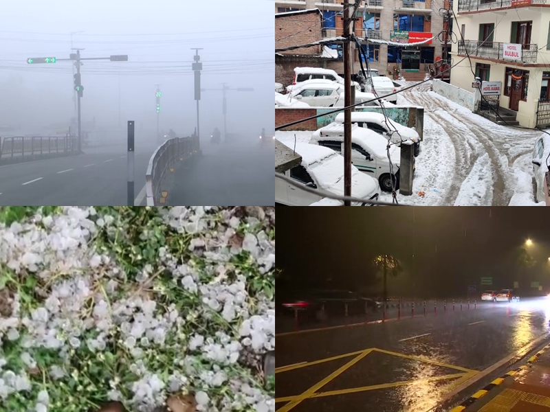 Weather Alert: आज और कल MP, राजस्थान समेत इन राज्यों में होगी बारिश, ओलों ने बढ़ाई ठंड