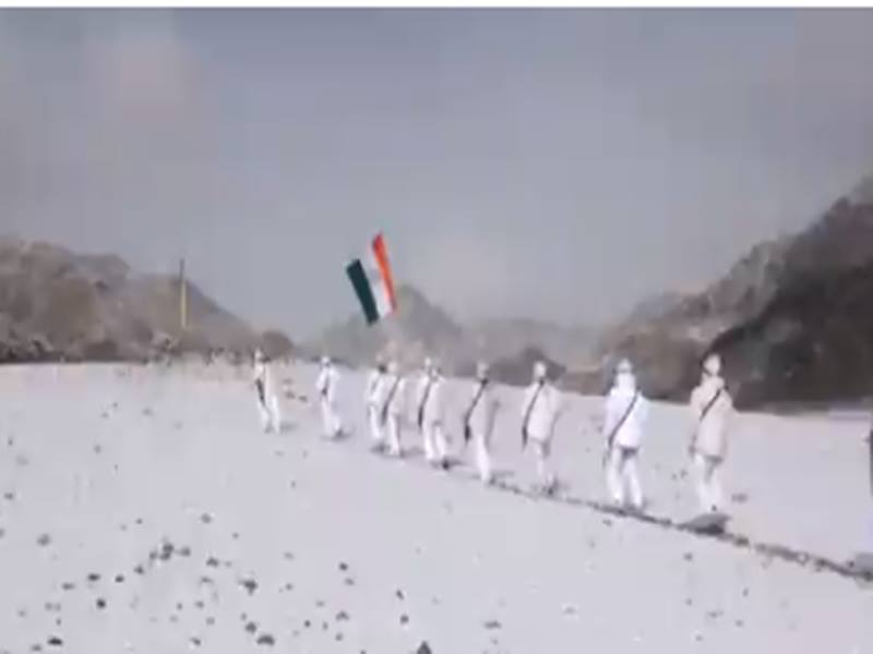 Republic Day Celebration 2020 : लेह में दिखा पराक्रम का प्रदर्शन, ITBP जवानों ने माइनस 20 डिग्री में मनाया जश्न