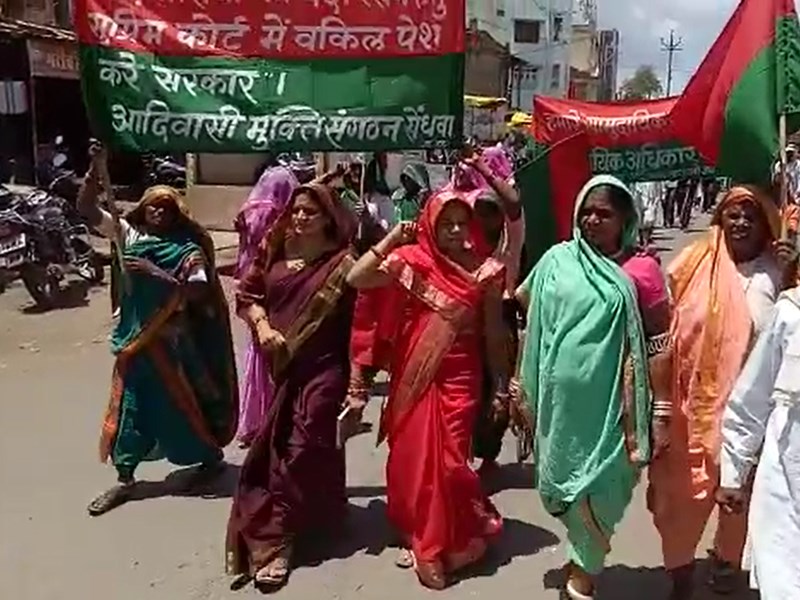 à¤¬à¤¡à¤¼à¤µà¤¾à¤¨à¥-à¤¸à¥à¤à¤§à¤µà¤¾ à¤®à¥à¤ à¤à¤¦à¤¿à¤µà¤¾à¤¸à¤¿à¤¯à¥à¤ à¤¨à¥ à¤à¤ªà¤¨à¥ à¤à¤§à¤¿à¤à¤¾à¤°à¥à¤ à¤à¥ à¤²à¤¿à¤ à¤¨à¤¿à¤à¤¾à¤²à¥ à¤°à¥à¤²à¥